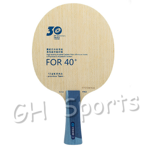 Yinhe-lame de tennis de table pro à 30e anniversaire, V14 V-14 pro, pour nouveau matériel de 40 + ► Photo 1/5