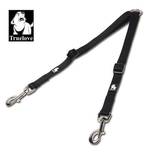 Truelove Nylon Double chien laisse pour deux chiens coupleur pas d'enchevêtrement Pet laisse pour grands petits chiens pour la formation en cours d'exécution livraison directe ► Photo 1/6