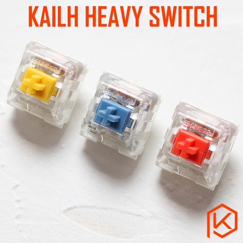 Kailh – interrupteur pour clavier mécanique mx 3 broches, couleurs jaune foncé, orange, bleu pâle, rvb, SMD ► Photo 1/6