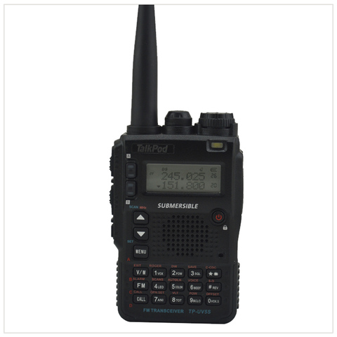 TalkPod TP-UV5S Tri-bande 136-174/240-260/400-520 mhz 7 W 2200 mah batterie radio bidirectionnelle talkie-walkie soeur Yaesu VX-8DR ► Photo 1/6