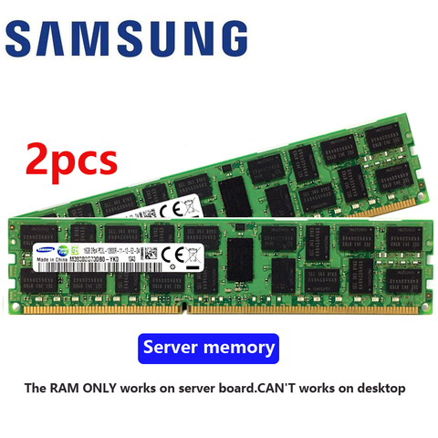 Samsung PC mémoire RAM Memoria Module serveur d'ordinateur 4 gb 8 gb DDR3 PC3 1333 mhz 1600 mhz 1866 mhz 10600 12800 14900 4x8 gb = 32 gb ► Photo 1/6