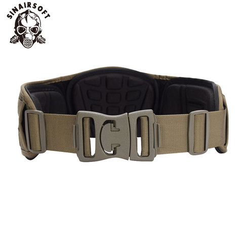 Ceinture MOLLE de Camouflage militaire pour hommes, nouvelle ceinture tactique, rembourrée pour la taille extérieure, équipement multi-usages, ceintures larges Airsoft ► Photo 1/6