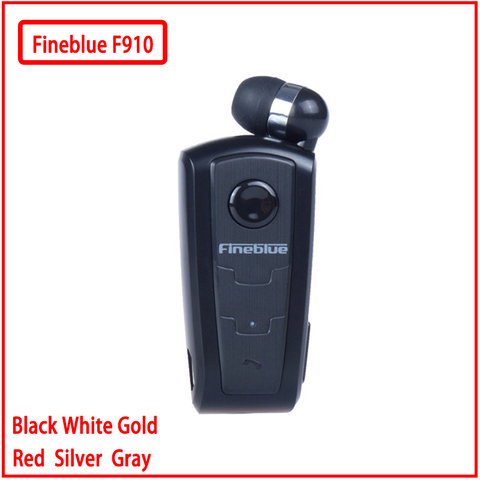 Fineblue F910 Mini portable sans fil Bluetooth écouteur casque dans l'oreille vibrant alerte usure pince mains libres pour téléphone ► Photo 1/6