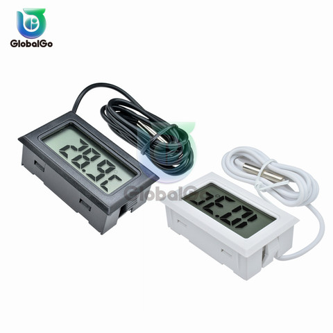 LCD thermomètre numérique capteur de température compteur de température Thermostat régulateur thermique contrôleur 1M 2M câble sonde TPM-10 FY-10 ► Photo 1/6