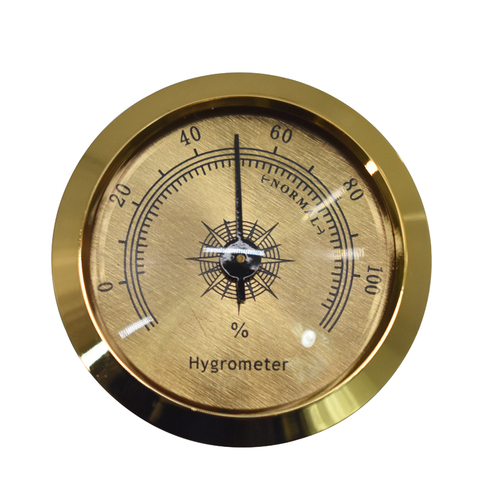 Hygromètre mécanique de précision pour cigares Portable, Mini, détecteur d'humidité ronde, accessoires pour cigares ► Photo 1/4