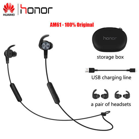 Huawei Original Honor AM61 écouteur sans fil pour honneur Huawei Xiaomi Vivo Bluethooth écouteurs intra-auriculaires avec Micrphone ► Photo 1/6