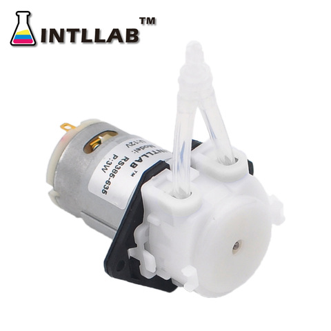 INTLLAB – pompe à liquide péristaltique 12V DC, outil de dosage pour Aquarium laboratoire d'analyse ► Photo 1/6