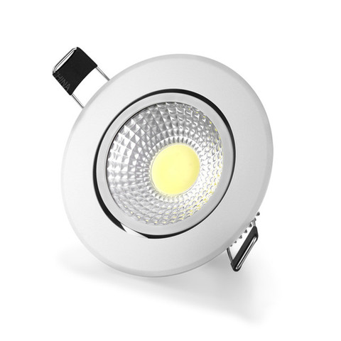 Dimmable Led downlight lumière COB plafonnier 5w 7w 9w 12w 85-265V plafond encastré éclairage intérieur ► Photo 1/1