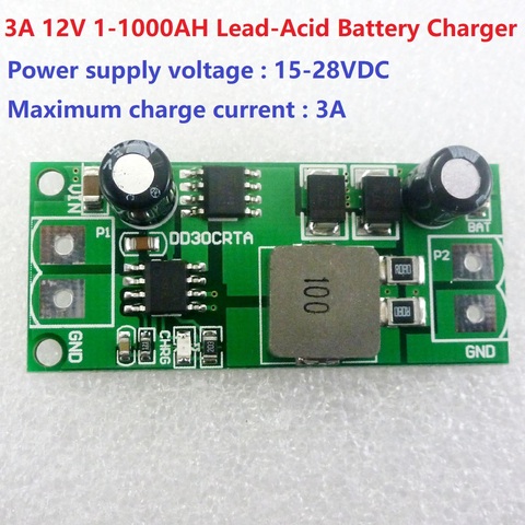 12 v 3A 1-1000AH Plomb-Acide Batterie Chargeur Dédié Carte de Module pour UPS Voiture De Charge d'énergie Solaire ► Photo 1/6