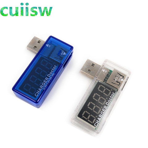 Testeur de tension de courant et chargeur USB, numérique, Mobile, voltmètre, affichage LED ► Photo 1/4