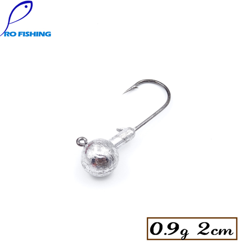 Micro Jig Rock – hameçons de pêche, 0.9g, 2cm, 15 pièces, tête de gabarit, crochets barbelé, Jigging, carpe, glace, hiver ► Photo 1/4