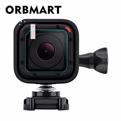 ORBMART avant lentille verre trempé protecteur d'écran housse pour GoPro Go pro Hero 4/5 Hero4 Hero5 Session caméra Ultra clair ► Photo 1/5