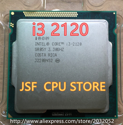 Processeur Intel Core I3 2120 3M Cache 3.3 GHz LGA 1155 TDP 65W, pièce détachée pour ordinateur de bureau, livraison gratuite, i3-2120 ► Photo 1/1