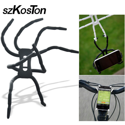 Support mural araignée Flexible universel pour téléphone portable, pour iPhone, Samsung, MP4, GPS, pour vélo ► Photo 1/6