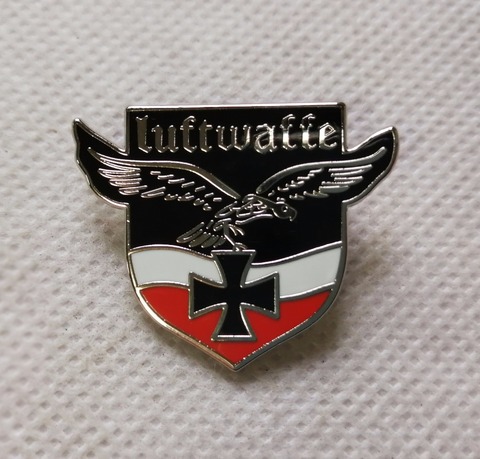 Médaille de croix de fer allemande de la seconde guerre mondiale, emblème d'aigle de Empire allemand avec Badge de sécurité, médaille Souvenir ► Photo 1/2