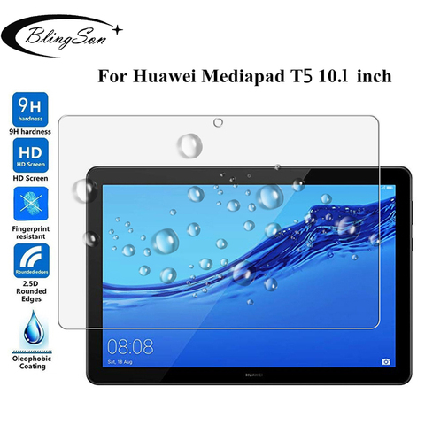 Protecteur d'écran pour tablette Huawei, Film en verre trempé pour MediaPad T5 10 AGS2-W09/L09/L03/W19 9H 10.1 pouces ► Photo 1/6