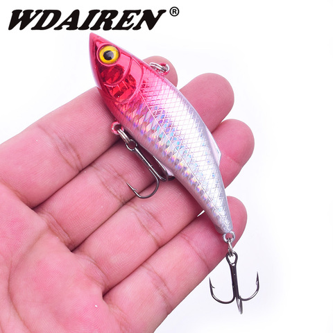 1 pcs 7.5 cm 9.5g VIB leurre Naufrage Pêche Wobbler cliquetis D'hiver Artificielle Vibrations Basse bait Hochet Appâts Crankbaits s'attaquer ► Photo 1/6