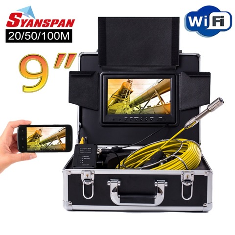 SYANSPAN-caméra vidéo d'inspection de tuyaux | WiFi sans fil 9 