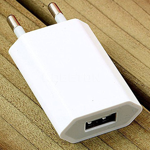 KEBIDU – chargeur USB mural 5V 1a, adaptateur secteur pour voyage à domicile, pour iPhone 5 5s 5C 6 6S 7 ► Photo 1/6
