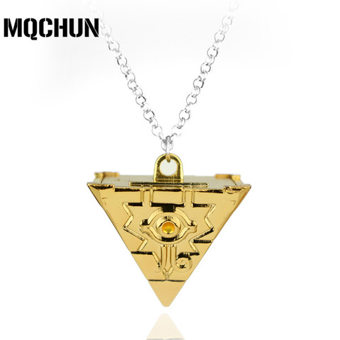 2 Couleur Chaude Anime Yu-Gi-Oh POUR YGO Millénaire Puzzle YuGiOh Yugi Du Millénaire Pendentif Collier pour les Femmes et hommes Bijoux Accessories-30 ► Photo 1/6