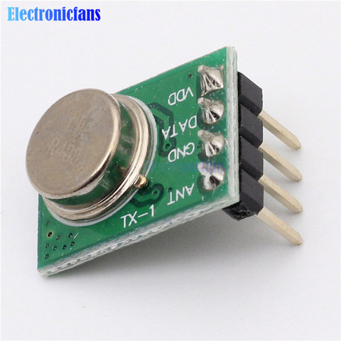 Transmetteur sans fil ASK AM FSK DC 3-12V 433Mhz, transmetteur parfait pour Arduino/ARM/AVR ► Photo 1/6