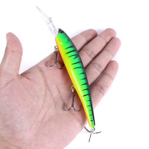 Leurre méné rigide avec yeux 3D, appât artificiel idéal pour la pêche au Laser, au brochet ou à la carpe, avec wobbler, crankbait, 16cm, 21g ► Photo 1/6