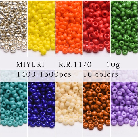 Assoonas-perles en graines japonaises, miyuki, accessoires de bijouterie et bricolage, pour fabrication de bijoux, 10 g/sac ► Photo 1/6