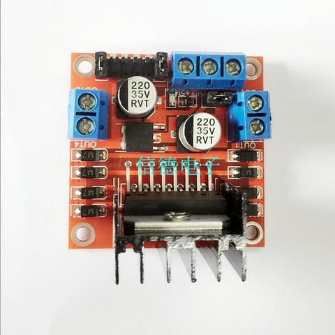 Module de panneau de conducteur de moteur, pour moteur pas à pas arduino, robot de voiture intelligent, L298N, livraison gratuite ► Photo 1/2