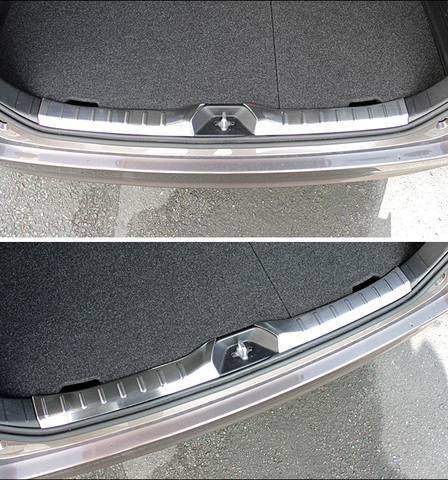 Plaque de protection pour coffre arrière de voiture, en acier inoxydable SUS304, accessoires pour TOYOTA NOAH/VOXY 80 2014-2017 ► Photo 1/2