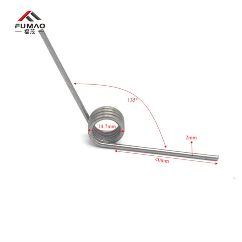 Ressort de torsion personnalisé, ressort de torsion en acier au carbone, ressort de torsion en acier inoxydable ► Photo 1/6