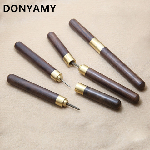 DONYAMY – poinçon de couture 3/4/5/6mm, outil de bricolage pour la couture du cuir, pointe de diamant ► Photo 1/2