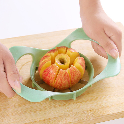 Trancheuse multifonctionnelle de pomme de séparateur de coupe de Fruit d'acier inoxydable de paille de blé pour enlever l'outil de Corer de Fruit Séparateur de phoques à fruits Accueil La créativité Dénucléateur ► Photo 1/6