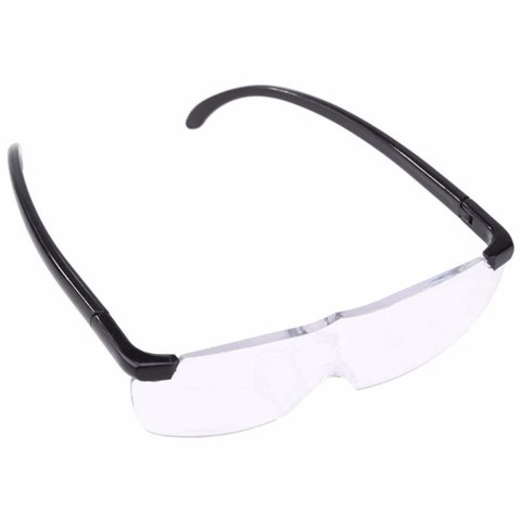 250 degrés Pro loupe presbyte lunettes lunettes 160% grossissement Portable cadeau loupe ► Photo 1/6