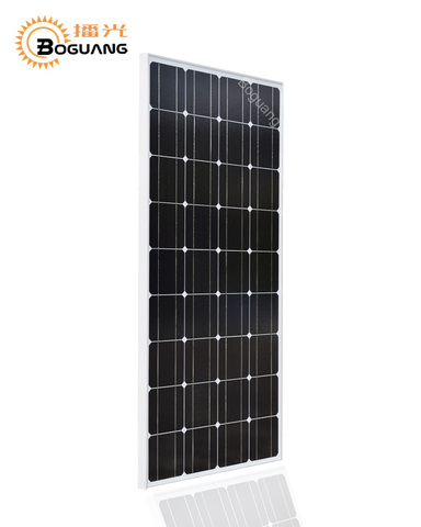 Projet Boguang 18 V 100 W panneau solaire Monocristallin de silicium cellulaire placa cadre MC4 connecteur pour 12 v batterie électrique de la maison chargeur ► Photo 1/6
