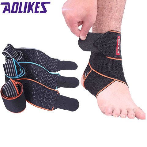 AOLIKES – protecteur de pied de cheville, 1 pièce, Support de protection, orthèse élastique de Sport, chaussette enveloppante, protection contre les entorses et les blessures de course ► Photo 1/6