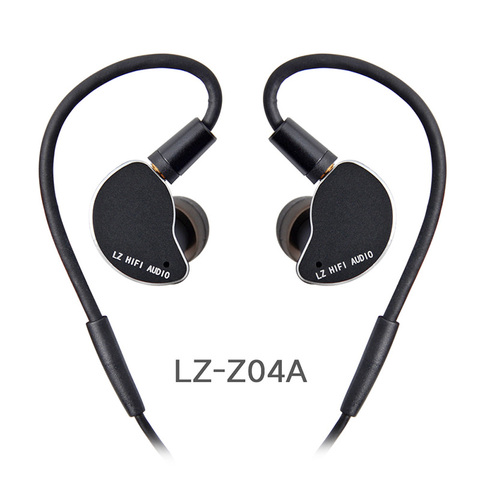 Écouteurs intra-auriculaires LZ Z04A, oreillettes hi-fi à entraînement dynamique, en métal IEM, avec câble MMCX détachable, 2022 ► Photo 1/6