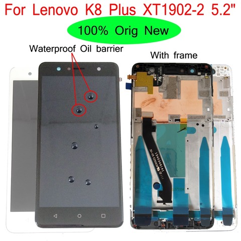 Shyueda 100% Oig nouveau avec cadre pour Lenovo K8 Plus XT1902-2 5.2 
