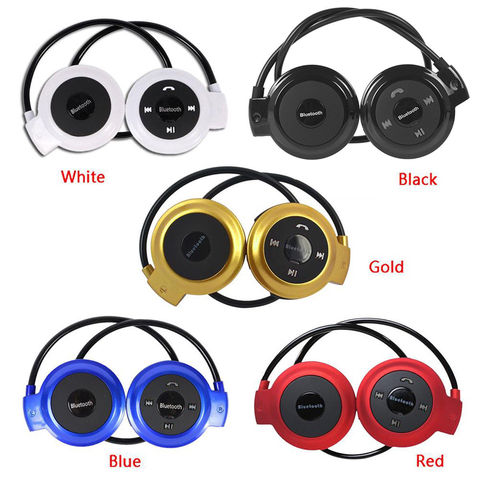 MINI503 Sport sans fil Bluetooth casque stéréo écouteurs Mp3 lecteur de musique casque écouteur Micro SD carte Slot FM Radio Micro ► Photo 1/6