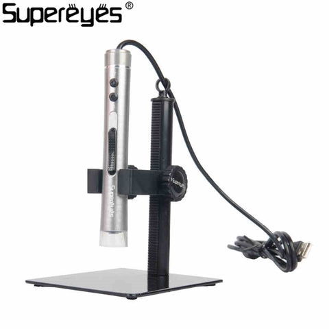 Spereyes B010-S – Microscope numérique USB 300X 2MP, caméra vidéo, Microscope à main, loupe Portable en argent avec contrôle de la peau LED ► Photo 1/6