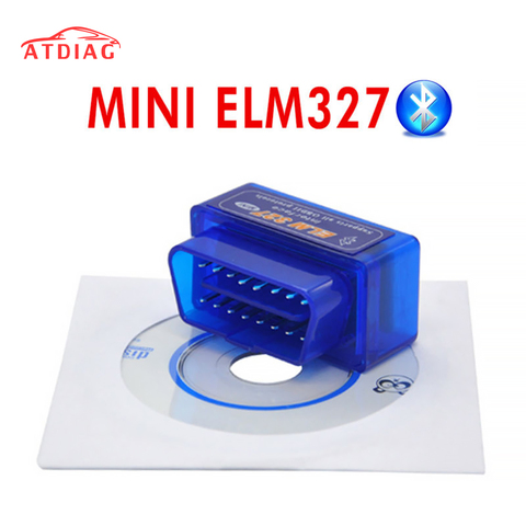 Top Qualité!!! V2.1 Super MINI ELM327 Bluetooth OBD2 Sans Fil ELM 327 Multi-Langue Fonctionne SUR Android/PC ► Photo 1/6