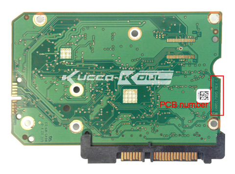 Pièces de disque dur PCB, carte logique, circuit imprimé pour Seagate 100517995 SATA hdd réparation 3.5 ► Photo 1/1