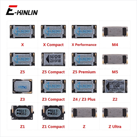 Pièces de réparation de haut-parleur d'oreille supérieure avant de récepteur d'écouteur pour Sony Xperia Z5 Premium Z4 Z3 Z2 Z1 Z Ultra M5 M4 X Performance compacte ► Photo 1/6