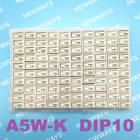 100 Pcs/Lot relais A5W-K Dip10 électromécanique relais Dpdt 2A 5Vdc 178Ohm à travers le trou nouveau et Original ► Photo 1/3