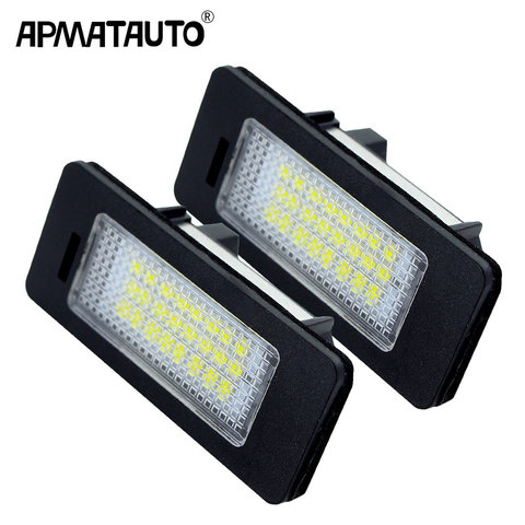 Lampe de plaque d'immatriculation Led 12v, 2 pièces, lumière blanche, pour BMW E39, E60, E82, E90, E92, E93, M3, E39, E60, E70, X5, E60, E61, M5, E88 ► Photo 1/6