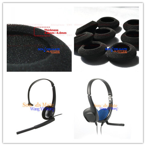 Coussinets d'oreille en mousse, 5 paires de housses de remplacement pour casque USB Plantronics Audio 626 628 310 PC ► Photo 1/6