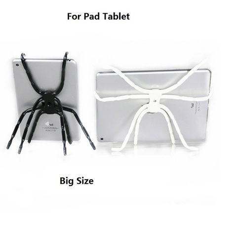 Support araignée à poignée Flexible, support pour tablette, SAMSUNG HTC, téléphone, noir, petite et grande taille, pour mini tablette ► Photo 1/6