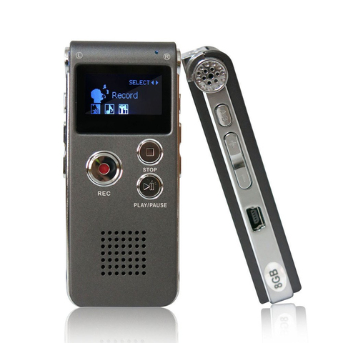 Enregistreur vocal numérique pour téléphone, lecteur MP3 Dictaphone 609, 8 go intégrés, DN006 ► Photo 1/6
