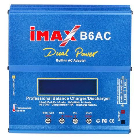 IMAX B6AC – Balance numérique 80W Lipo NiMH, chargeur/déchargeur LiIon/LiPo/LiFe 1s-6s cellules, chargeur et équilibreur, prise ue AU USA ► Photo 1/1