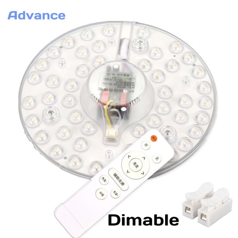 Module Dimable LED plafonnier dim-able 24W 36W 48W 64W 80W Double ampoule pieuvre Double économie d'énergie décoration de plafond ► Photo 1/6