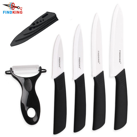 FINDKING – ensemble de couteaux de cuisine en zircone, ensemble de couteaux en céramique 3 